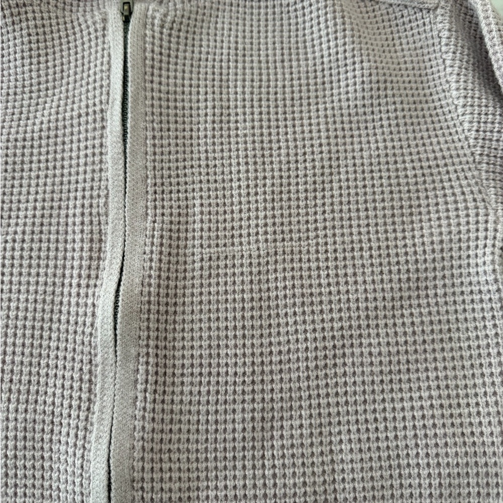 Lavender Hooded Zip Sweater - Picture 4 of 4